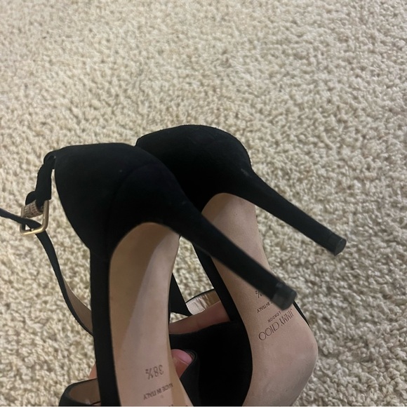 Jimmy Choo Emsy 85 black suede heels - Picture 10 of 12